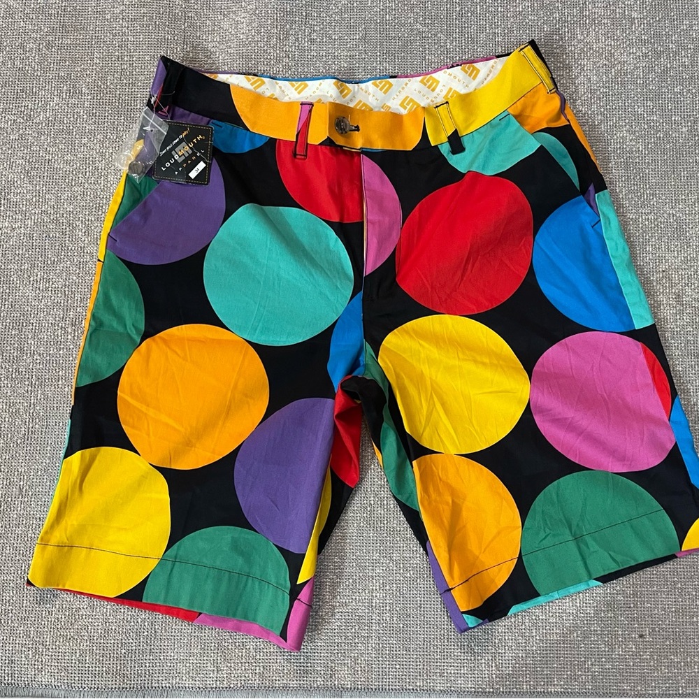 Loudmouth Golf Balls Shorts 34 NEW
